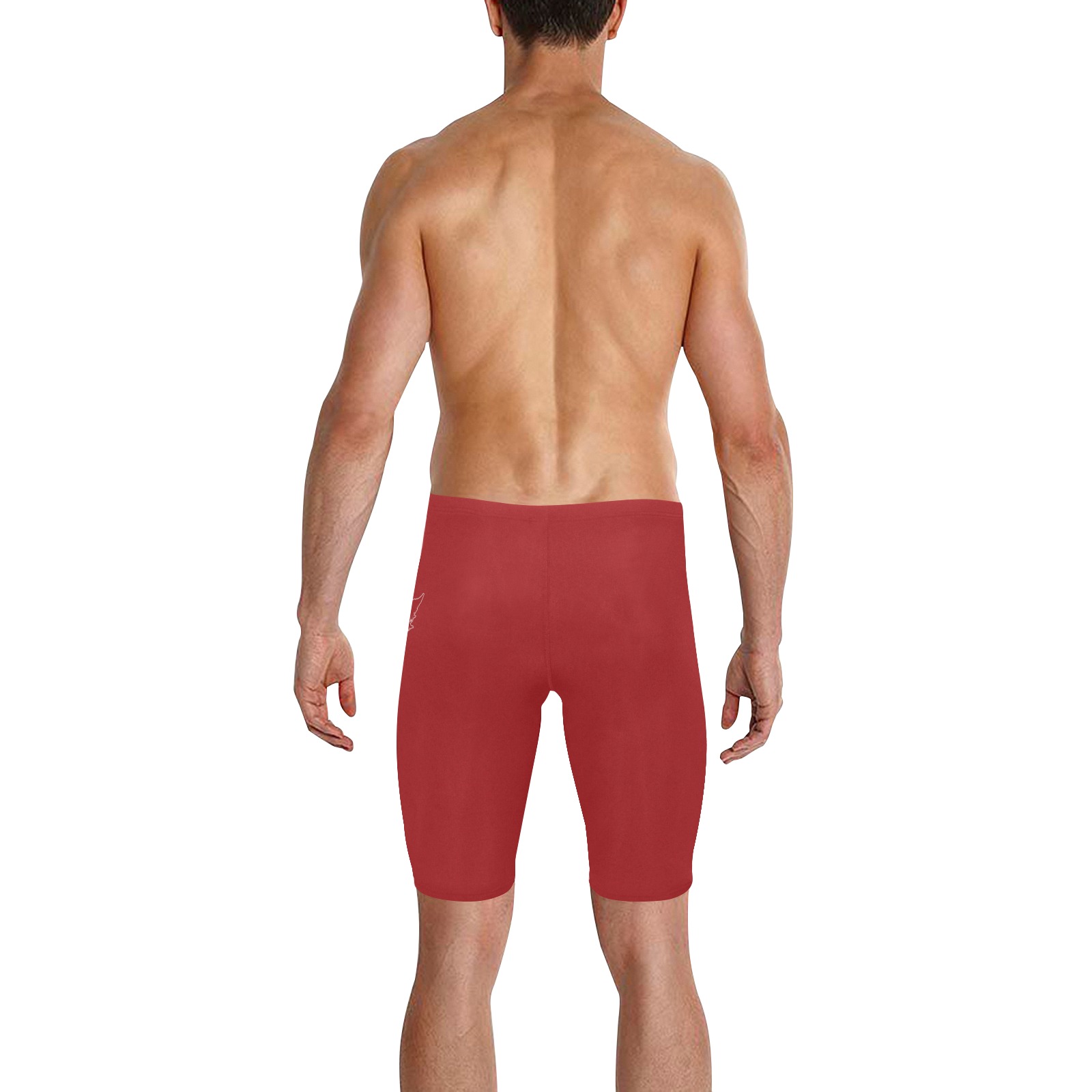Cool Canada Flag Swim Shorts Men's Knee Length Swimming Trunks (Model L58)