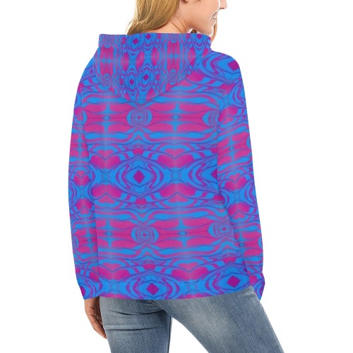 Fashion II All Over Print Hoodie for Women (USA Size) (Model H13)