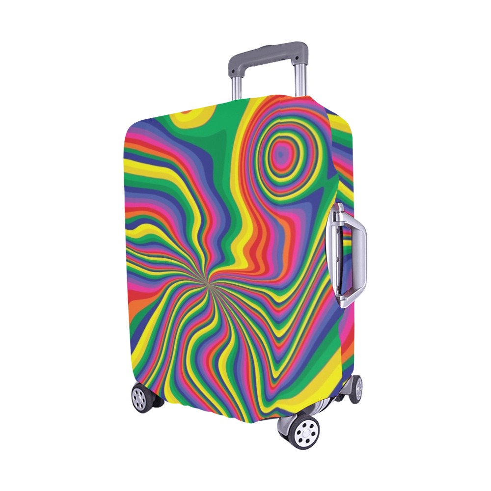 Groovy Pattern Luggage Cover/Medium 22"-25"