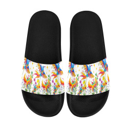 Birds of Paradise Pattern Women's Slide Sandals (Model 057)