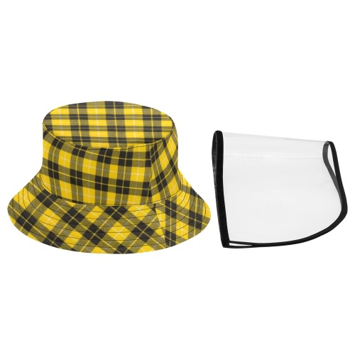Barclay Dress Modern Men's Bucket Hat (Detachable Face Shield)