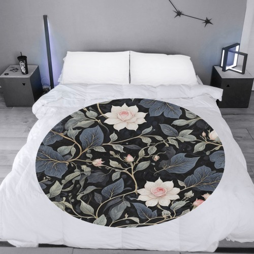 Fabulous Florals 11 Circular Ultra-Soft Micro Fleece Blanket 47"