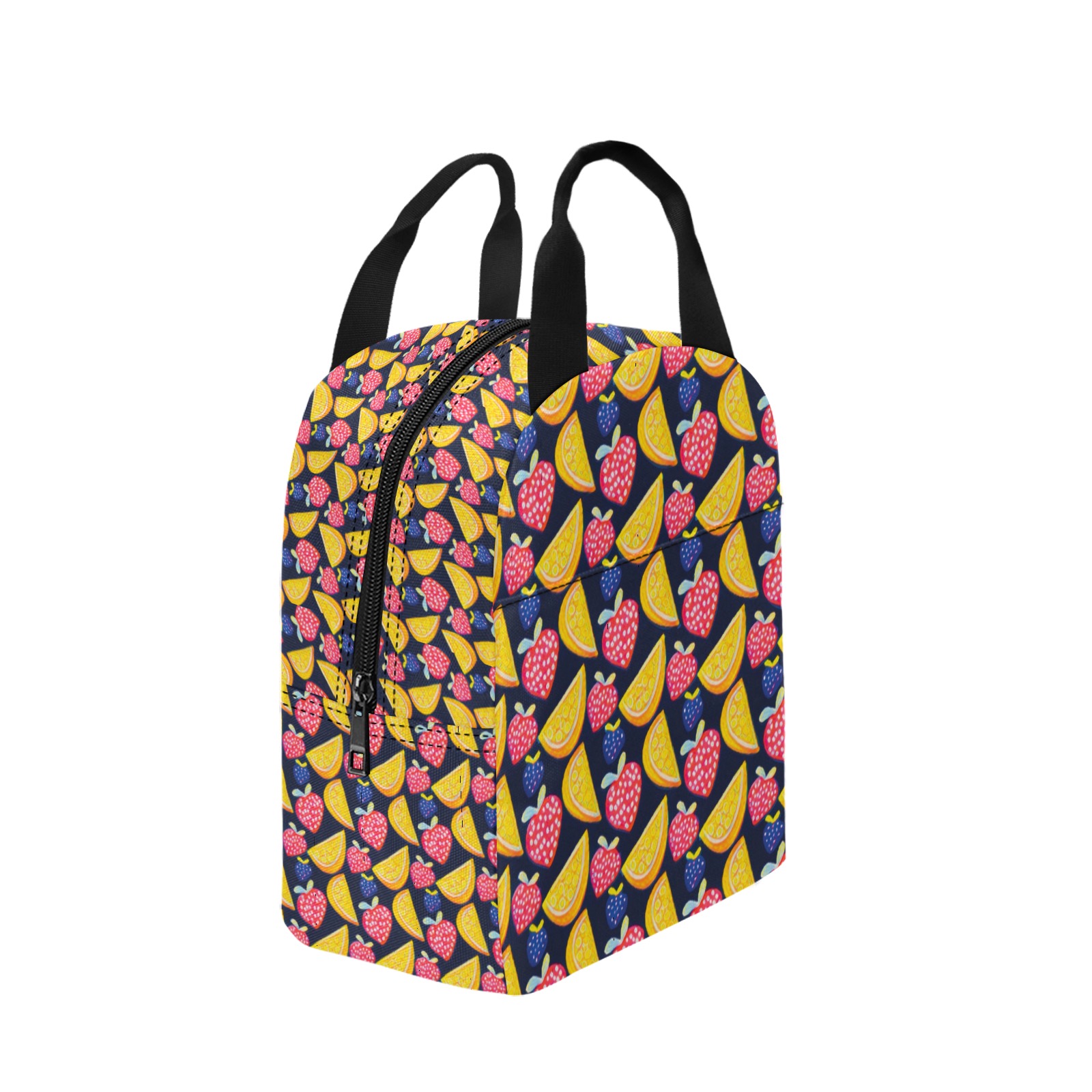 Fruit mix pattern Zipper Lunch Bag (Model 1720)
