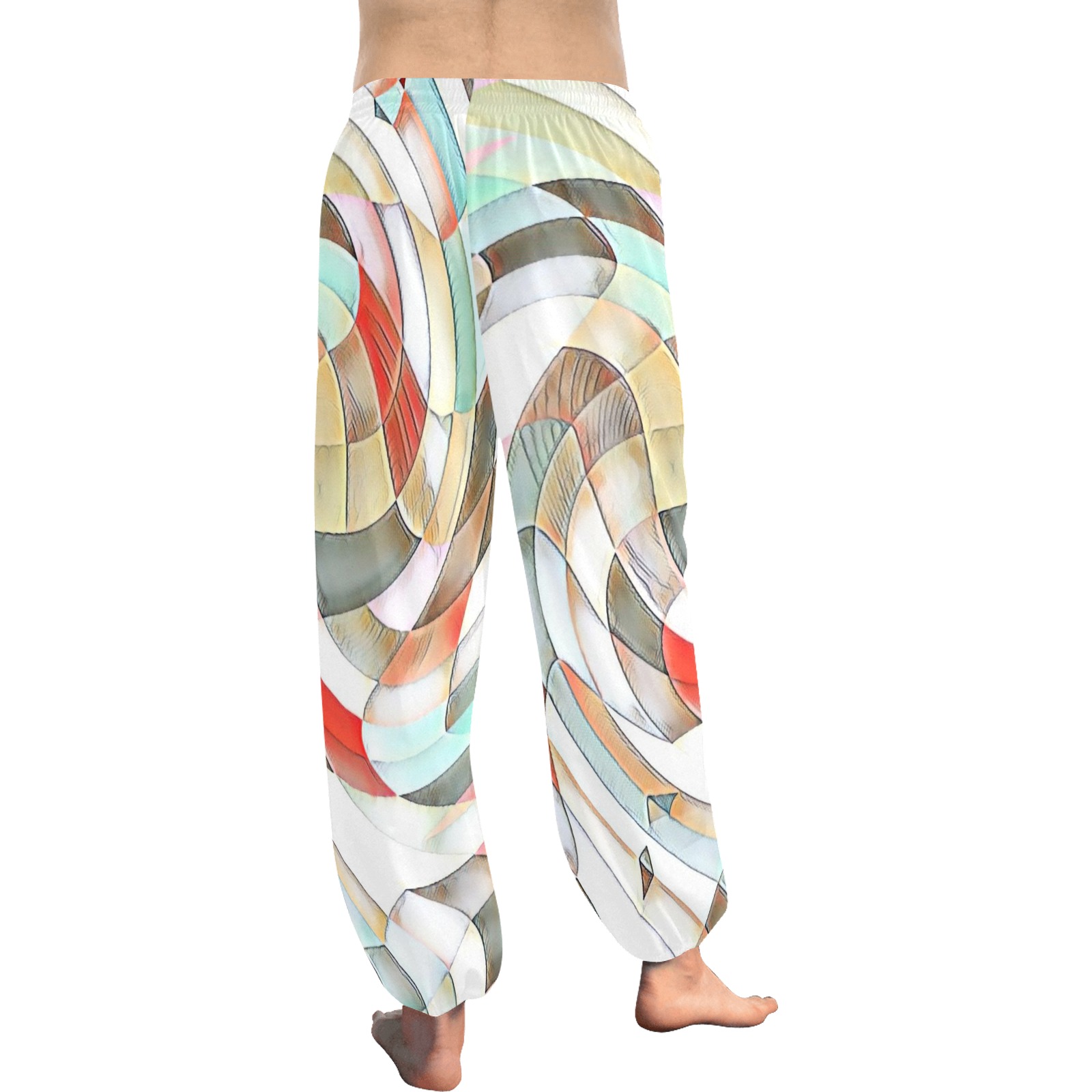 Pants Women's All Over Print Harem Pants (Model L18)
