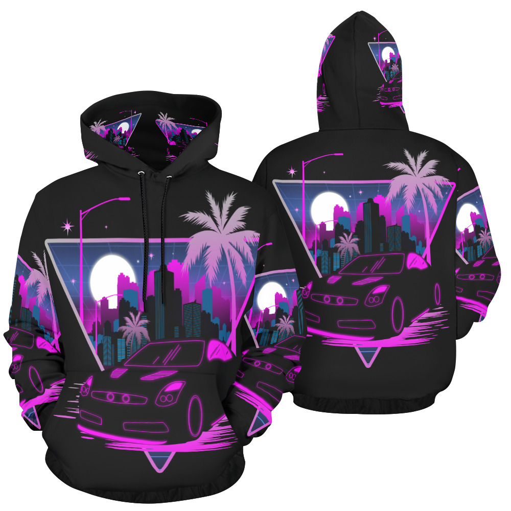 Into The Future All Over Print Hoodie for Men (USA Size) (Model H13)