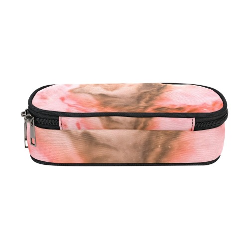Pink marbled space 01 Pencil Pouch/Large (Model 1680)