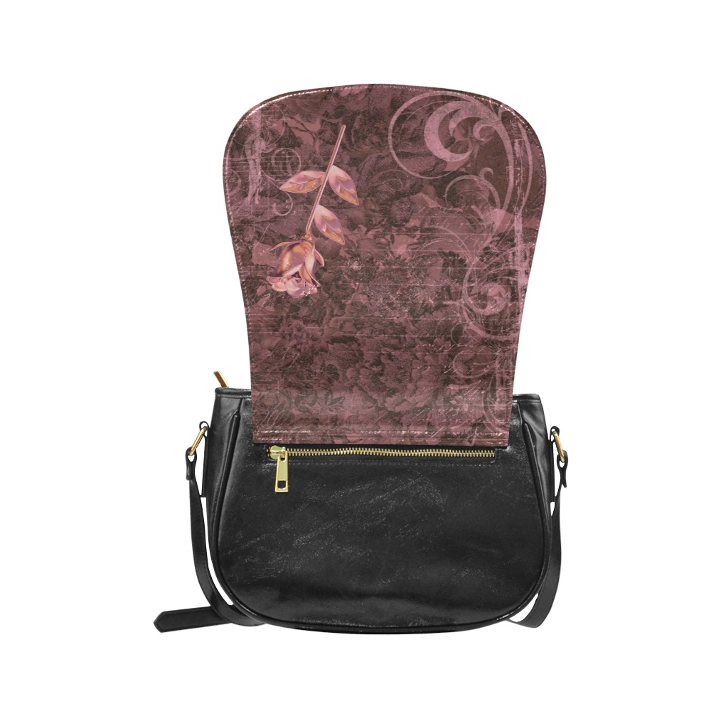 Rose Bud Saddle Bag Classic Saddle Bag/Large (Model 1648)