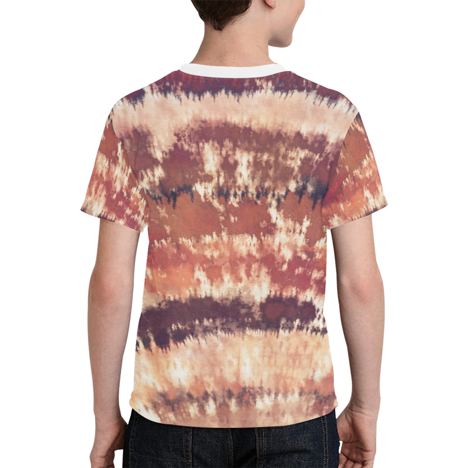 Rainbow, tie dye, earth tones Kids' All Over Print T-shirt (Model T65)
