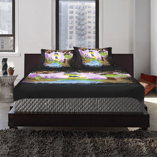 Ferald and Mr. Wiggly 3-Piece Bedding Set