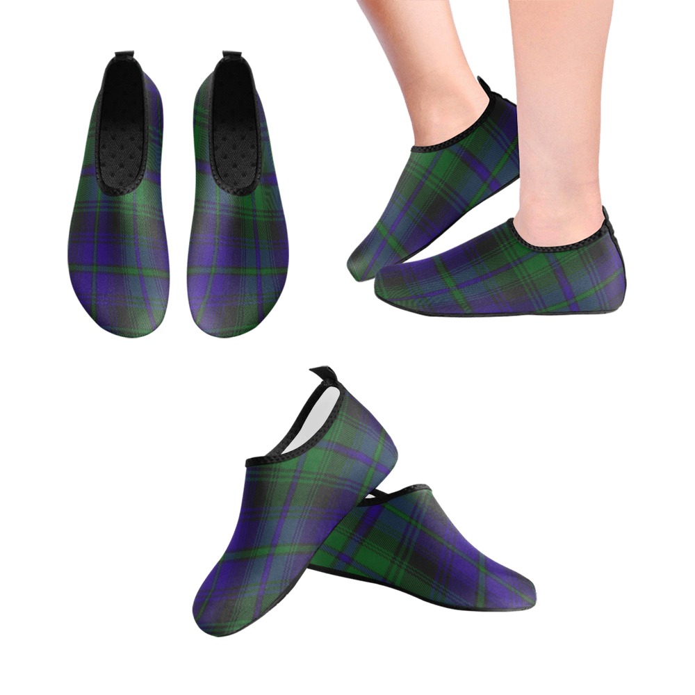 5TH. ROYAL SCOTS OF CANADA TARTAN Women's Slip-On Water Shoes (Model 056)
