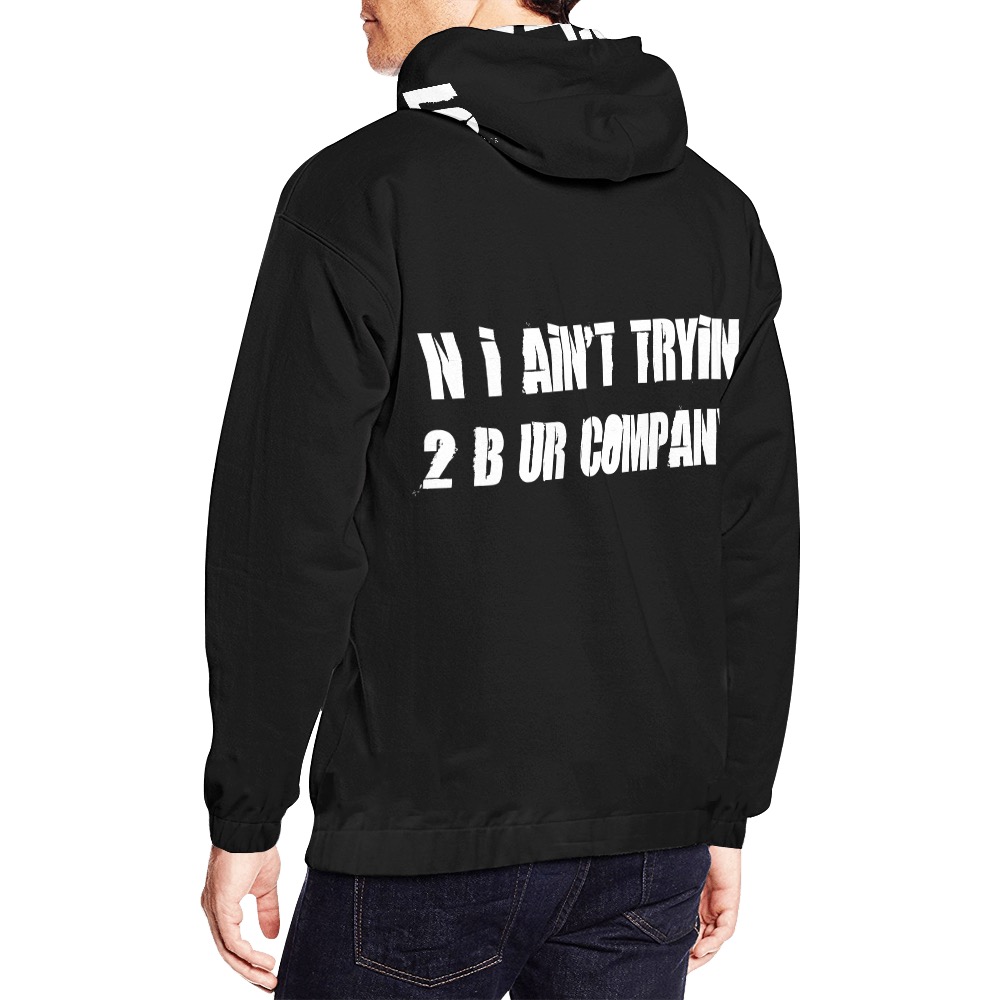 Miserable All Over Print Hoodie for Men (USA Size) (Model H13)