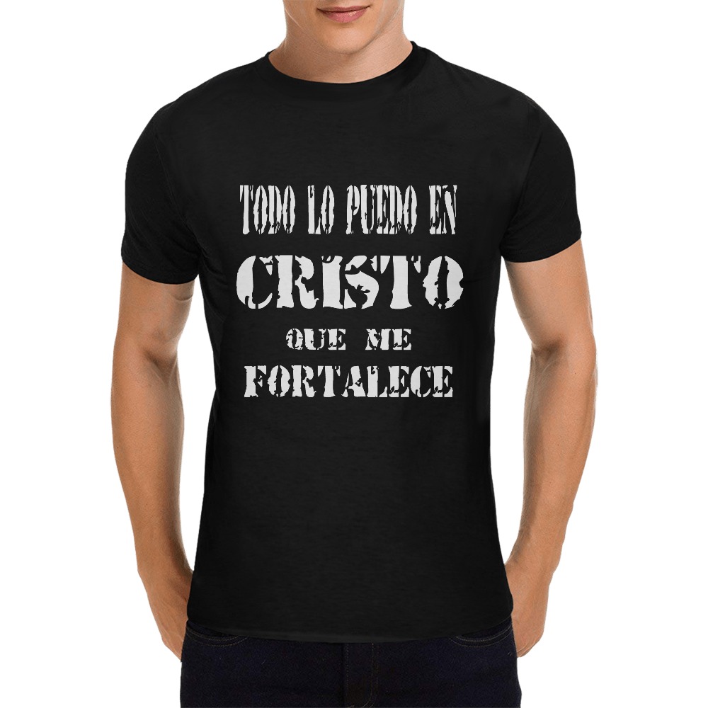 TODO LO PUEDO EN CRISTO Men's T-Shirt in USA Size (Front Printing Only)