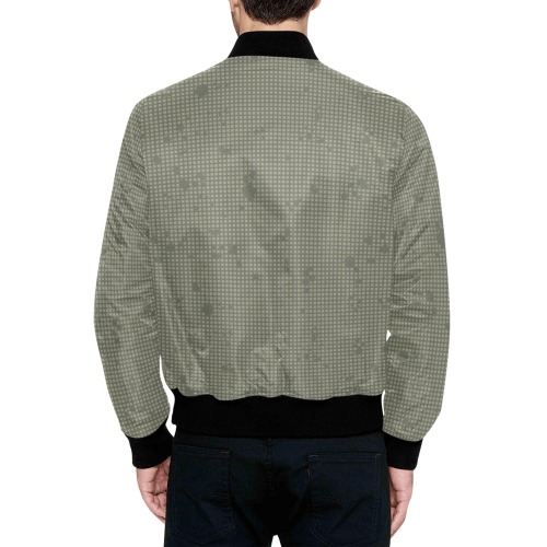 desert-night-ops-Camouflage All Over Print Quilted Bomber Jacket for Men (Model H33)