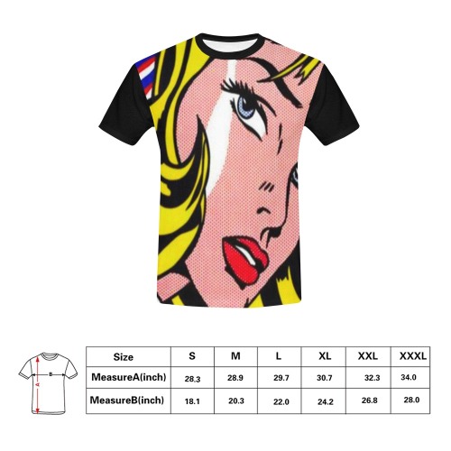 RR BURNOUT Tear Stack All Over Print T-Shirt for Men (USA Size) (Model T40)