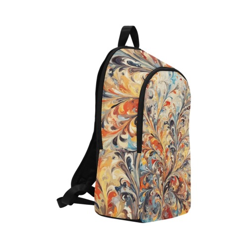 Glamour decorative floral ornament. Amazing art Fabric Backpack for Adult (Model 1659)