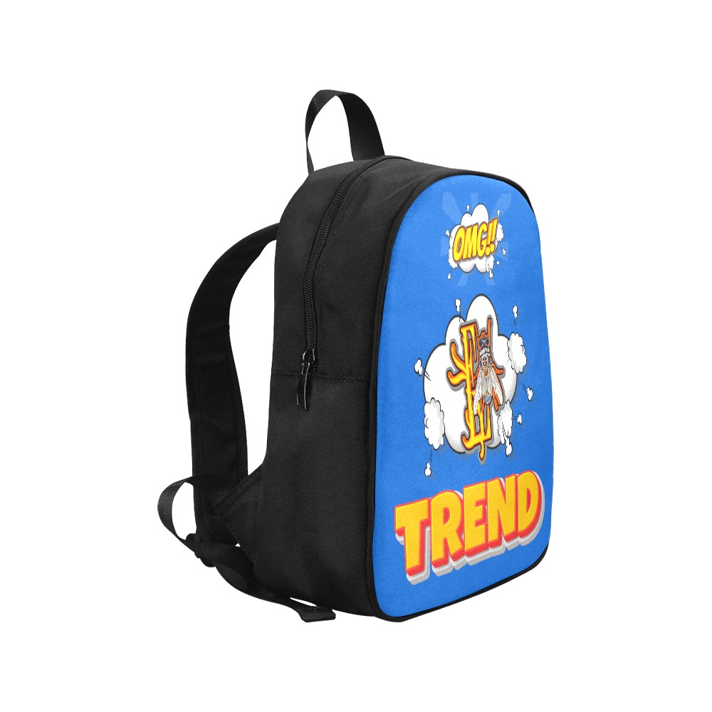 Trend Collectable Fly Fabric School Backpack (Model 1682) (Medium)