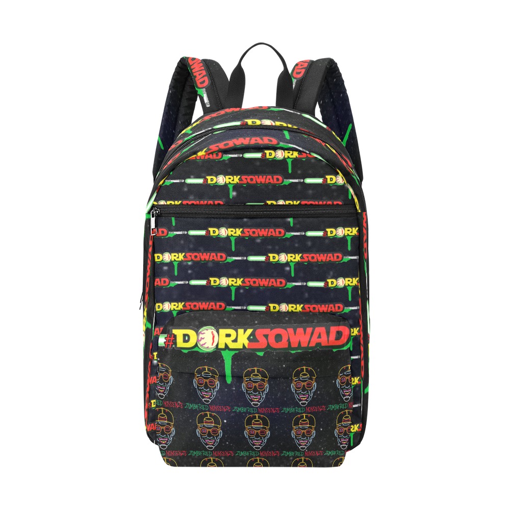 #DorkSqwad Back Pack 1 Large Capacity Travel Backpack (Model 1691)