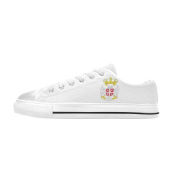 Serbia Low Top Canvas Shoes for Kid (Model 018)