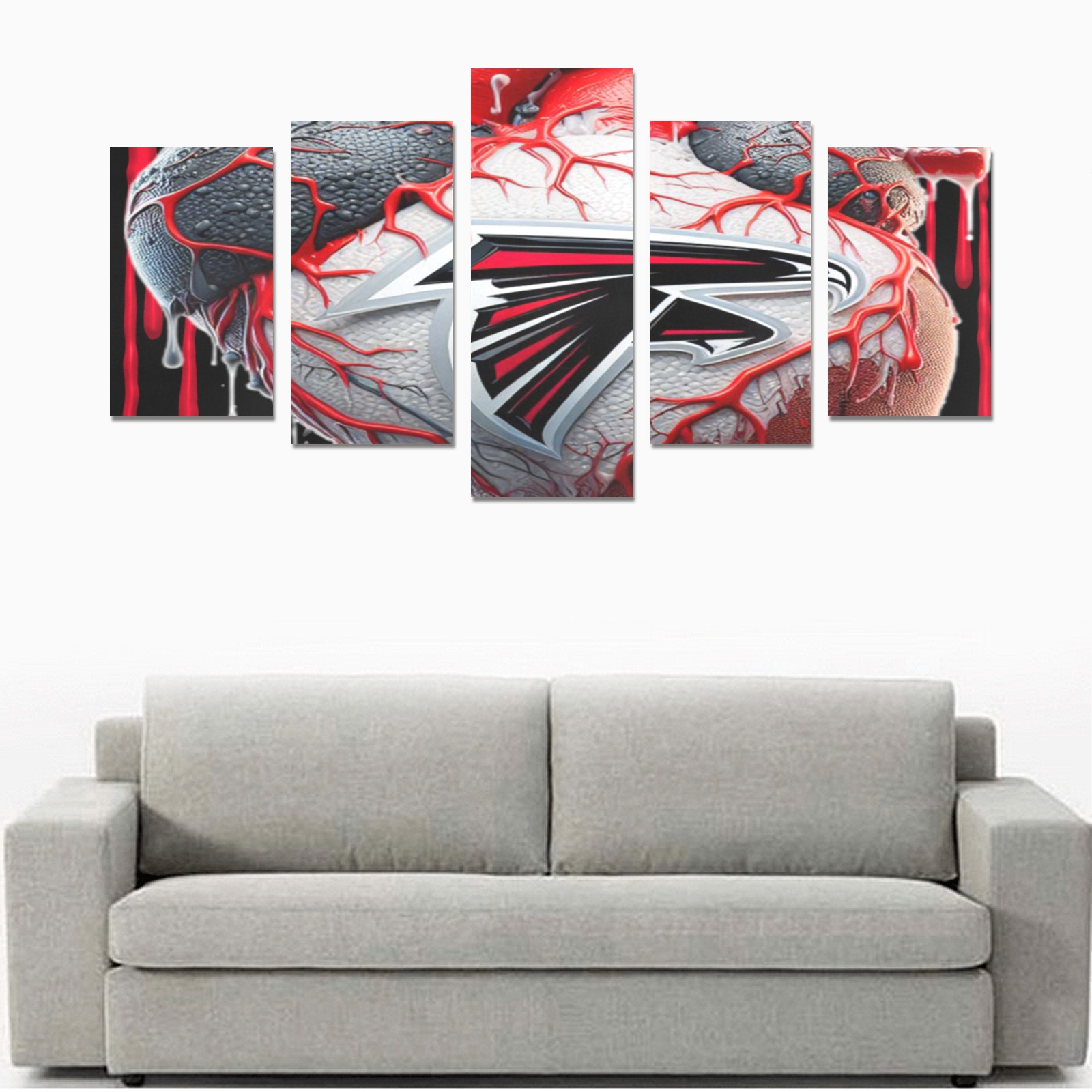 Atlanta Falcons Canvas Print Sets C (No Frame)