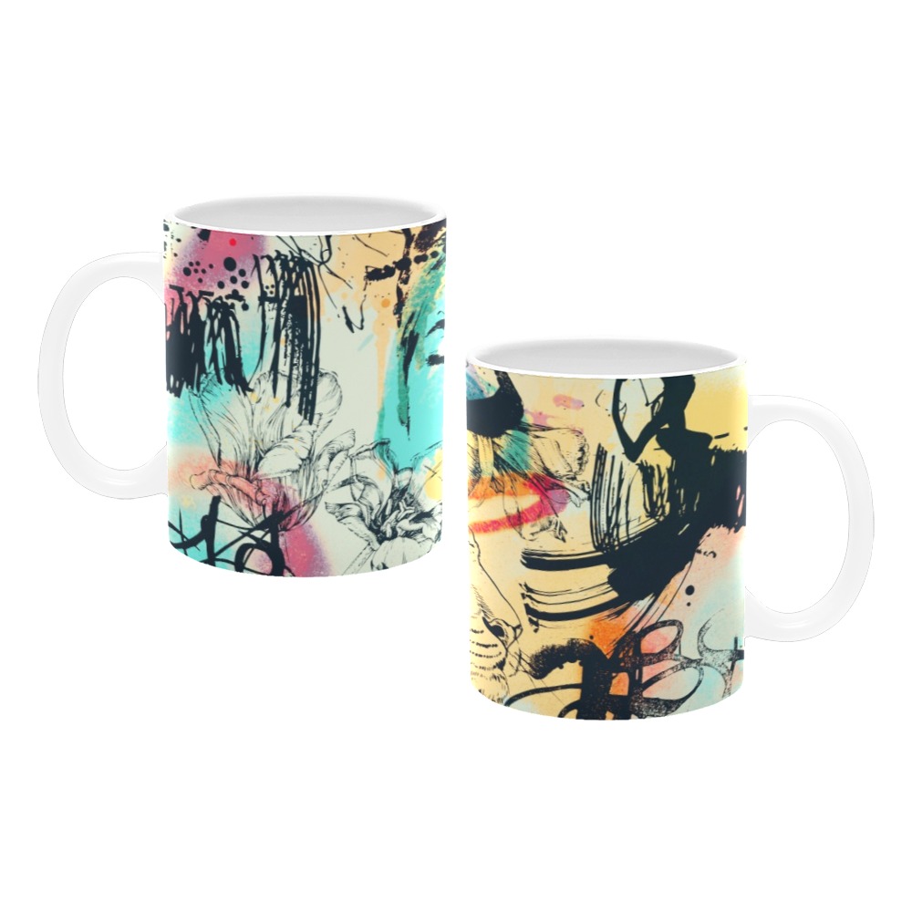 Graffiti-colorful White Mug(11OZ)