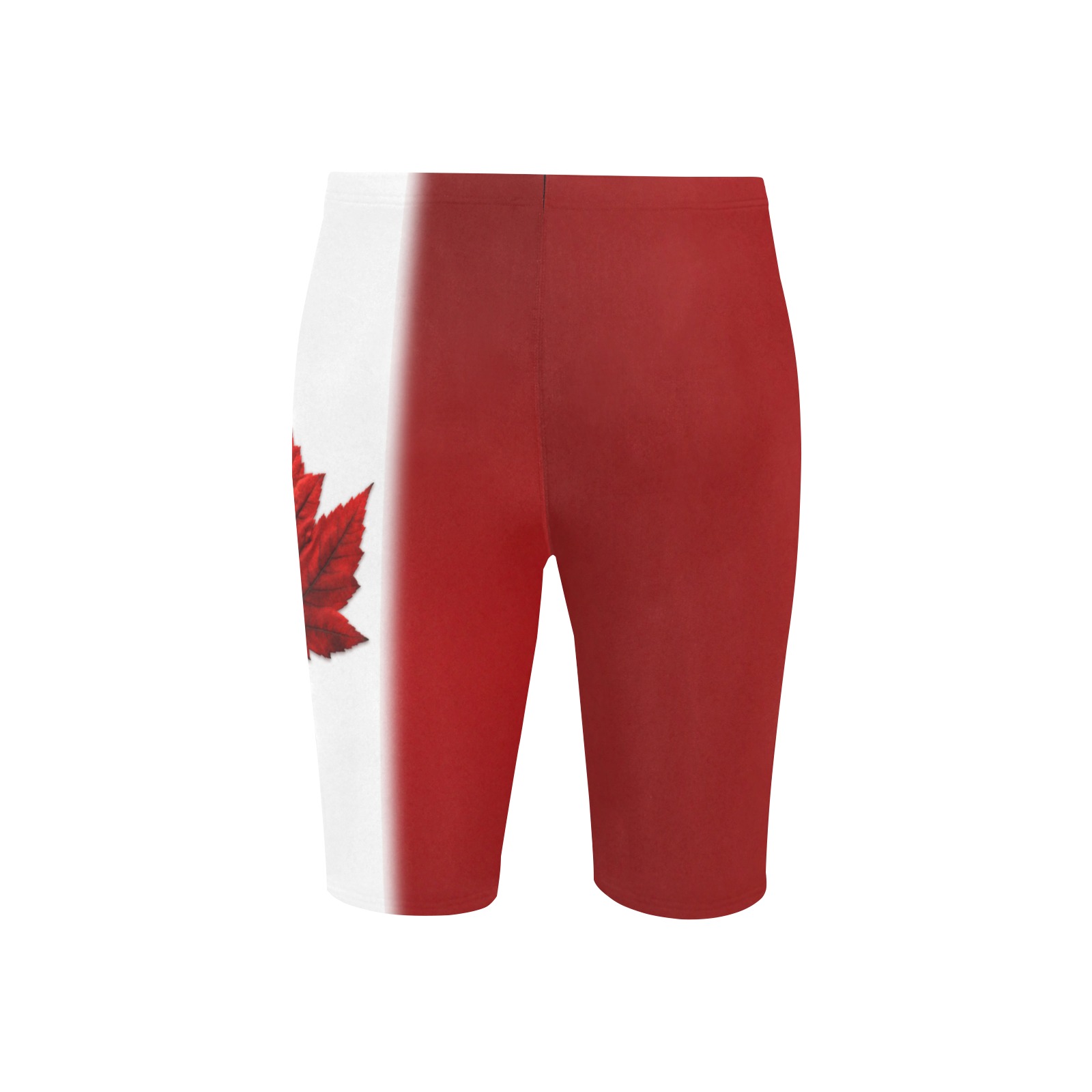 Canada Flag Swim Shorts Men's Knee Length Swimming Trunks (Model L58)