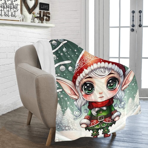 Christmas Elf Ultra-Soft Micro Fleece Blanket 43''x56''