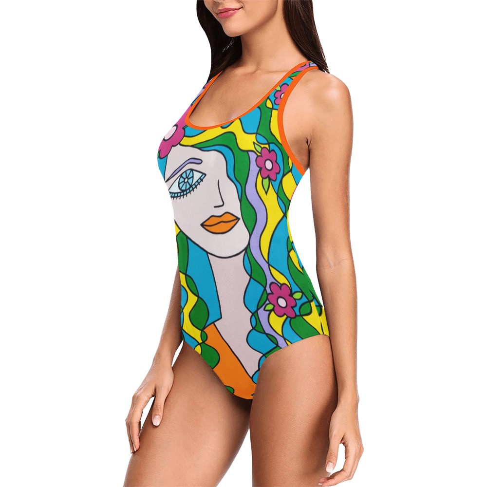 Nora Vest One Piece Swimsuit (Model S04)