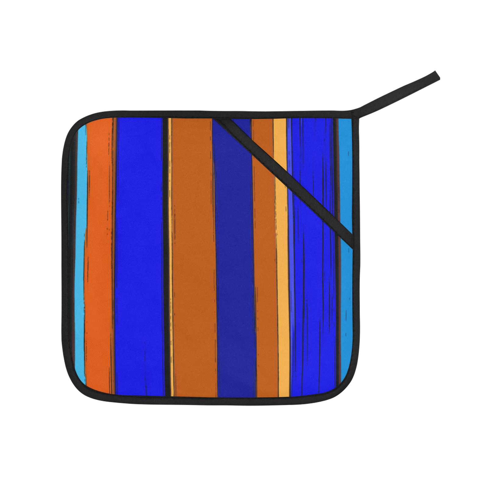 Abstract Blue And Orange 930 Pot Holder (2pcs)