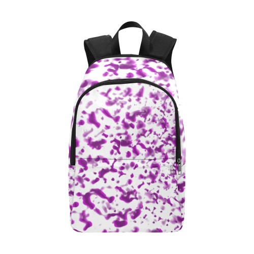Paint Spatter Pink Fabric Backpack for Adult (Model 1659)
