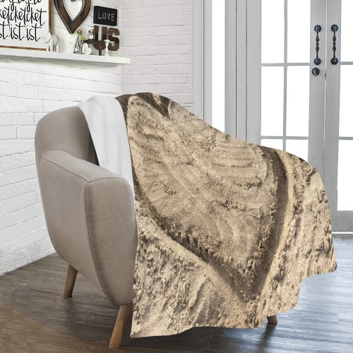 Love in the Sand Collection Ultra-Soft Micro Fleece Blanket 50"x60"