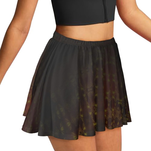 Glint Skater Skirt All Over Print Skater Skirt (Model D69)