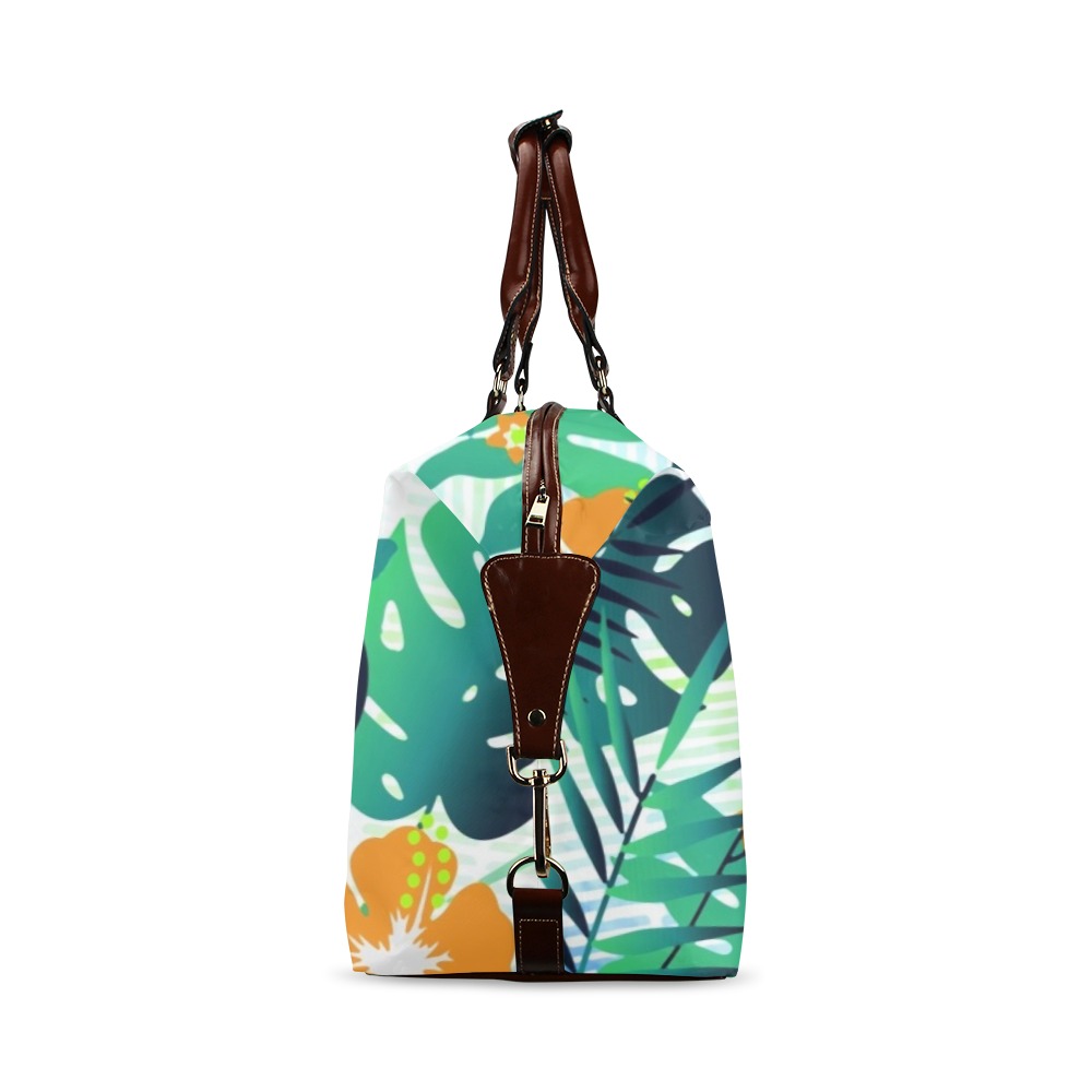 GROOVY FUNK THING FLORAL Classic Travel Bag (Model 1643) Remake