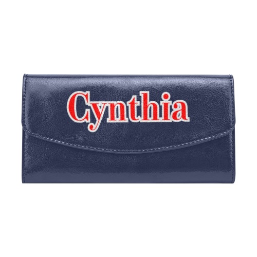 Cynthia Women's Flap Wallet (Model 1707)