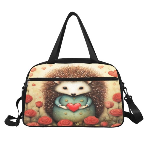 Hedgehog Love 2 Fitness Handbag (Model 1671)
