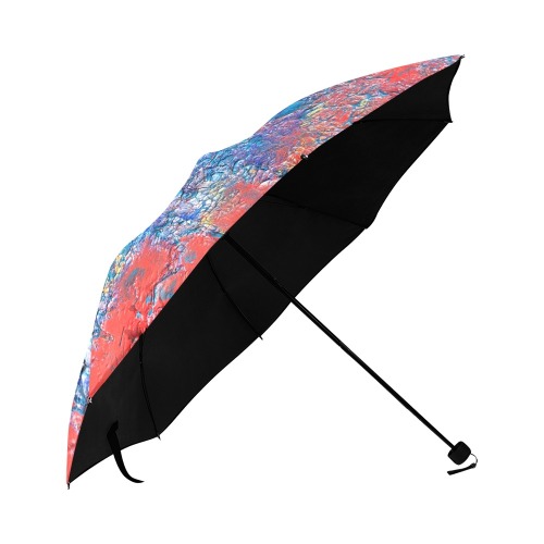 Poisson bleu dans la Mer Rouge Anti-UV Foldable Umbrella (U08)