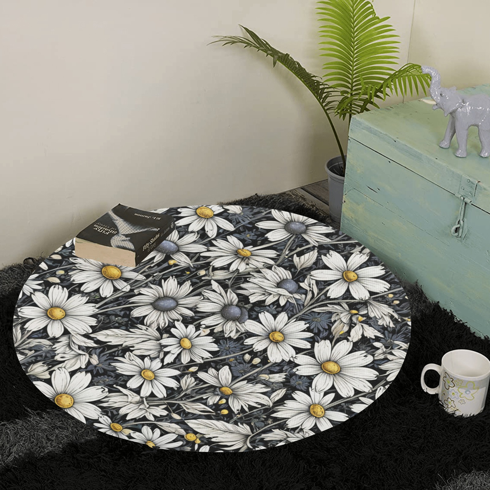 Fabulous Florals 12 Round Seat Cushion