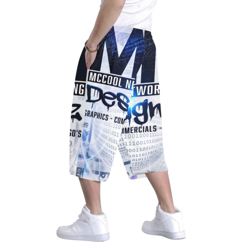MN Shorts Men's All Over Print Baggy Shorts (Model L37)