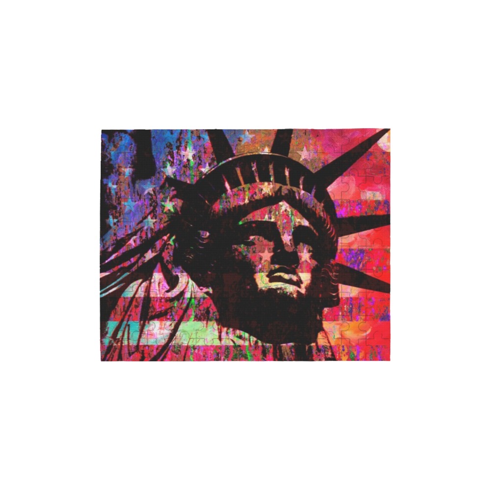 LADY LIBERTY 120-Piece Wooden Photo Puzzles