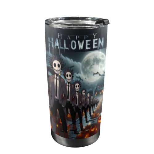 Happy Hello Ween 20oz Mobile Tumbler with Lid (Black Lock)