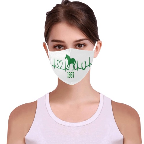 stang beat MASK 3D Mouth Mask with Drawstring (Pack of 100) (Model M04)