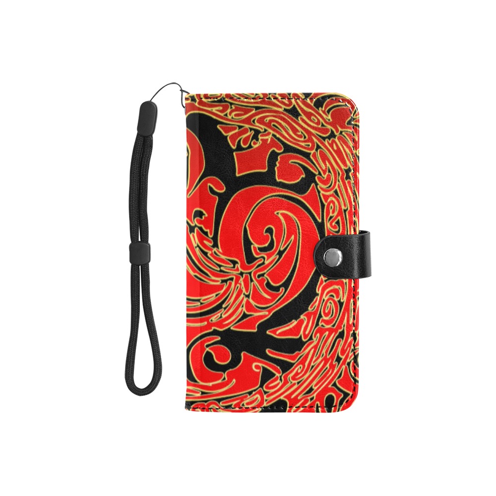 Celtic 2 Flip Leather Purse for Mobile Phone/Small (Model 1704)