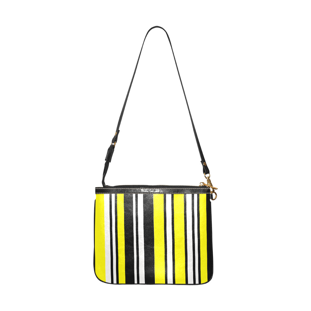 by stripes Small Shoulder Bag (Model 1710)