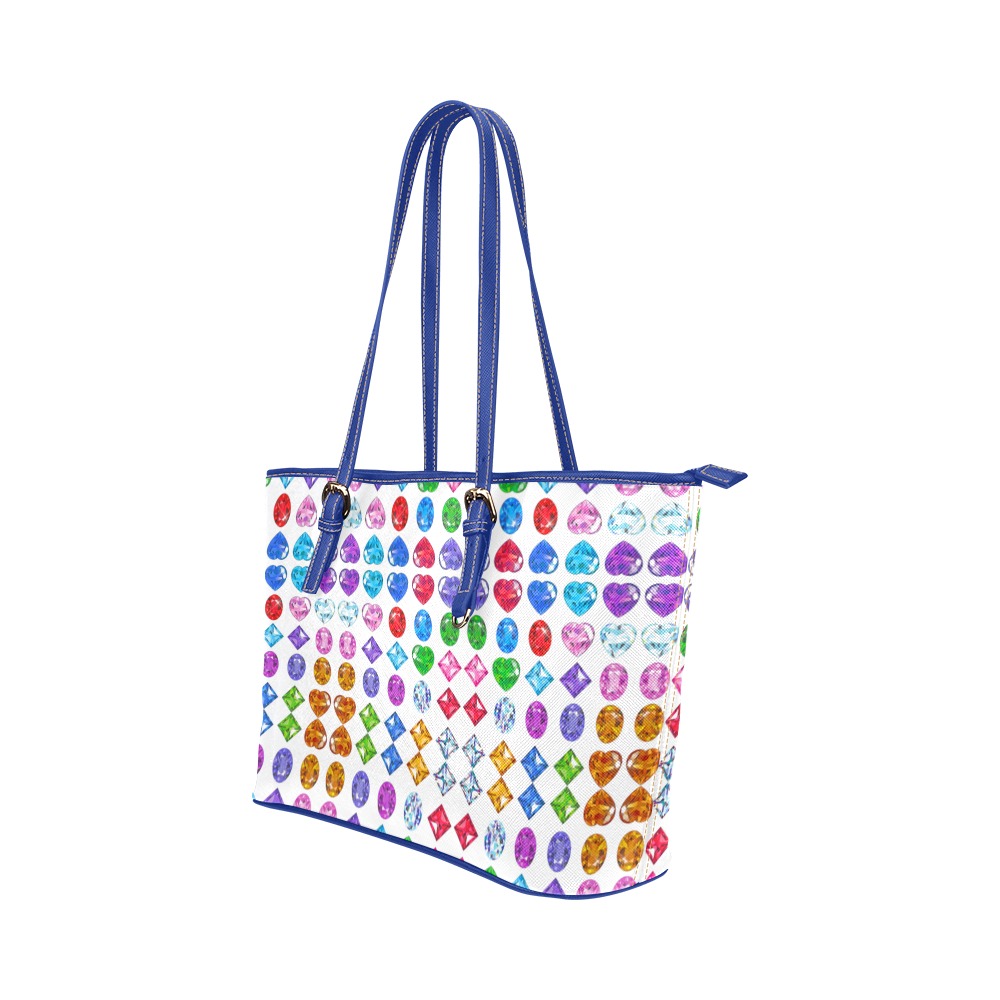 BLING 7 Leather Tote Bag/Small (Model 1651)