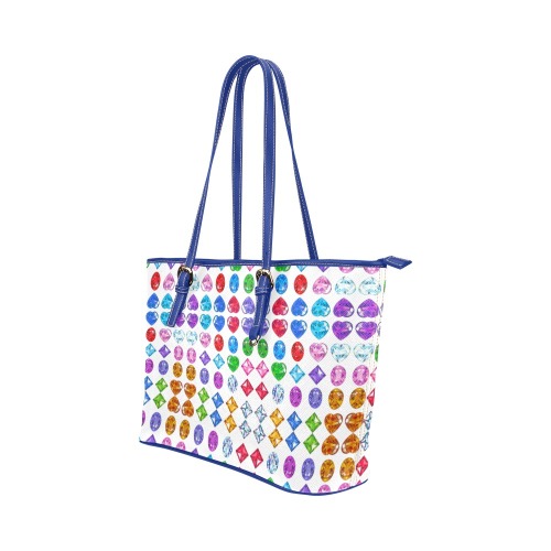 BLING 7 Leather Tote Bag/Small (Model 1651)