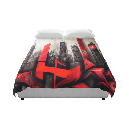 abstract city Duvet Cover 86"x70" ( All-over-print)