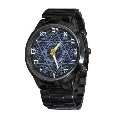 cadran mandala 3D-4 bleu