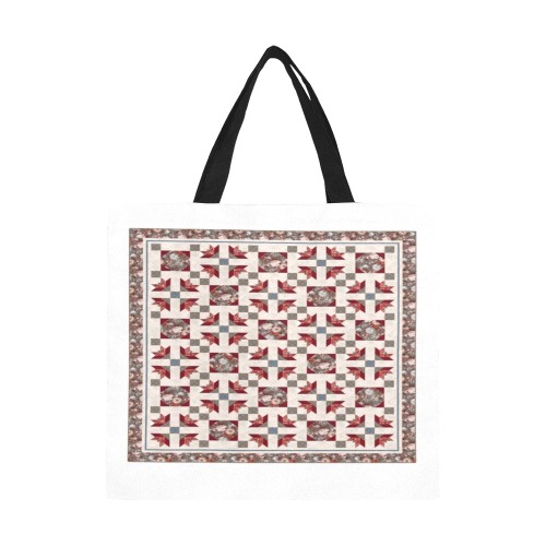 5RRGB All Over Print Canvas Tote Bag/Large (Model 1699)