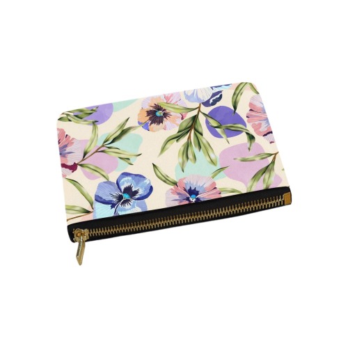 Beautiful tropical garden pastel colors Carry-All Pouch 9.5''x6''
