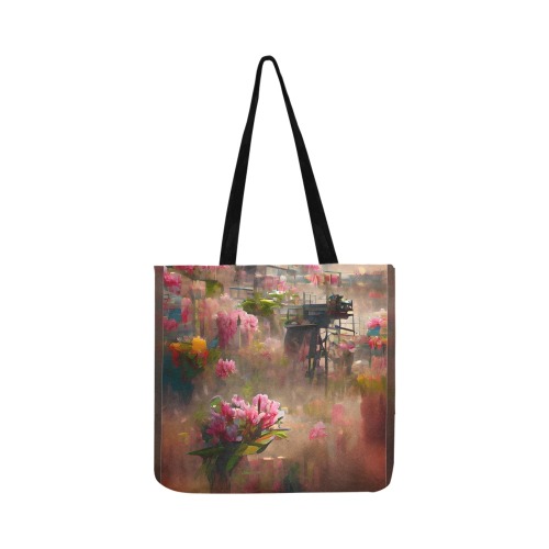 flowers 1 Reusable Shopping Bag Model 1660 (Two sides)