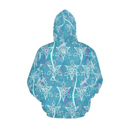 Mens Patterned Hoodie All Over Print Hoodie for Men (USA Size) (Model H13)